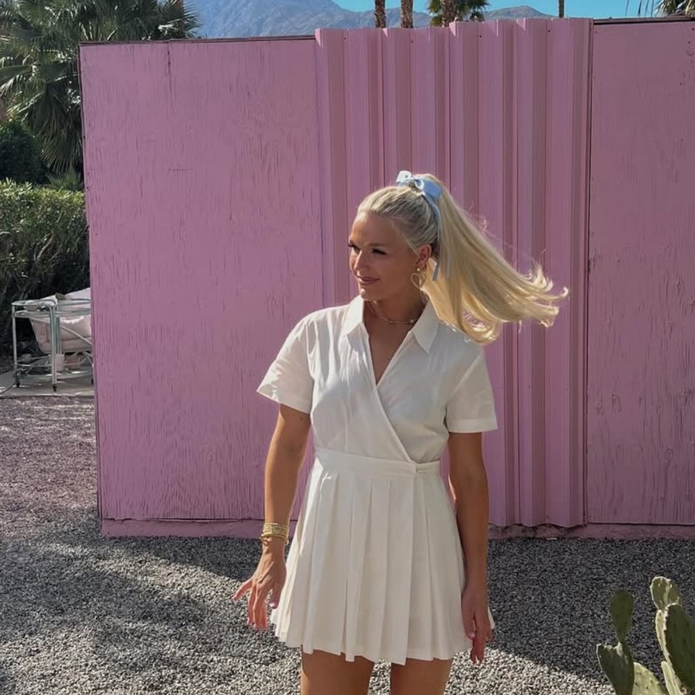 White Wrap Dress